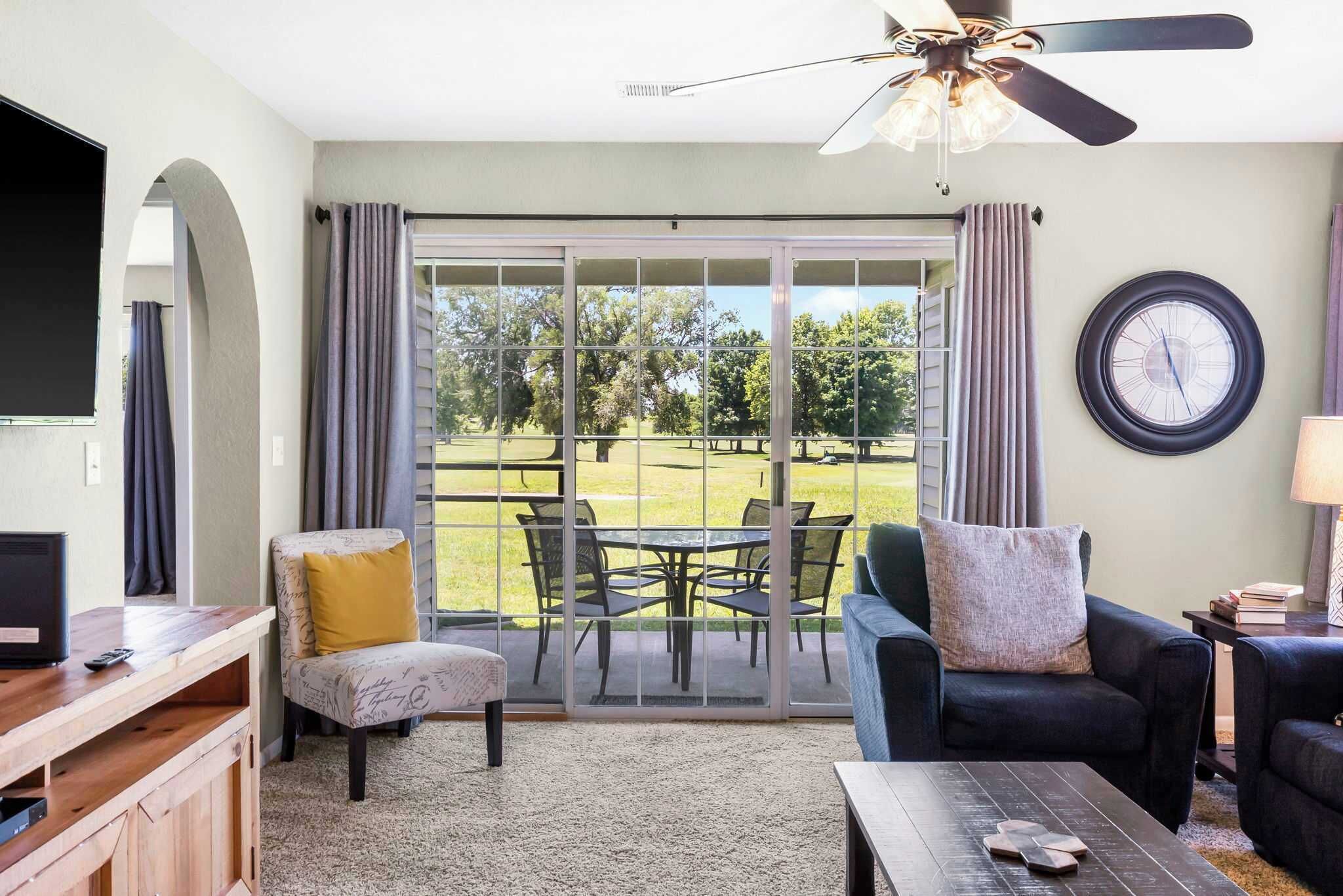 Condo, Multiple Beds, Patio, Golf View (Golf View Escape) | Living area | 41-inch flat-screen TV with digital channels