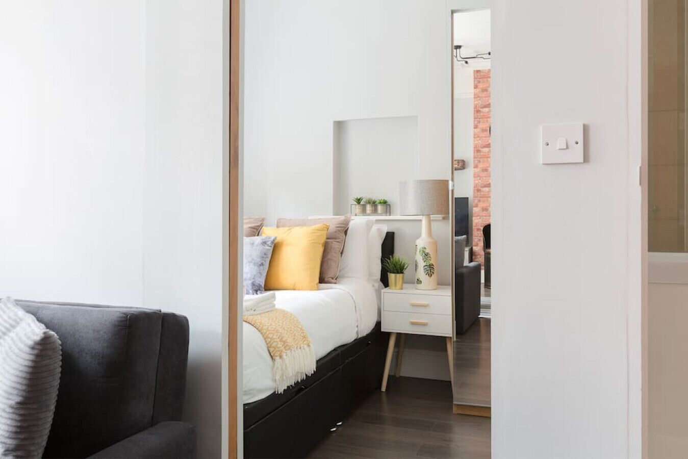 1 Schlafzimmer, Bügeleisen/Bügelbrett, kostenloses WLAN, Bettwäsche