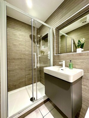 Hair dryer, towels