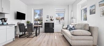 Ferienwohnung Strandperle - Ostsee- und Strandnah, Duschbad, Modern, Terrasse