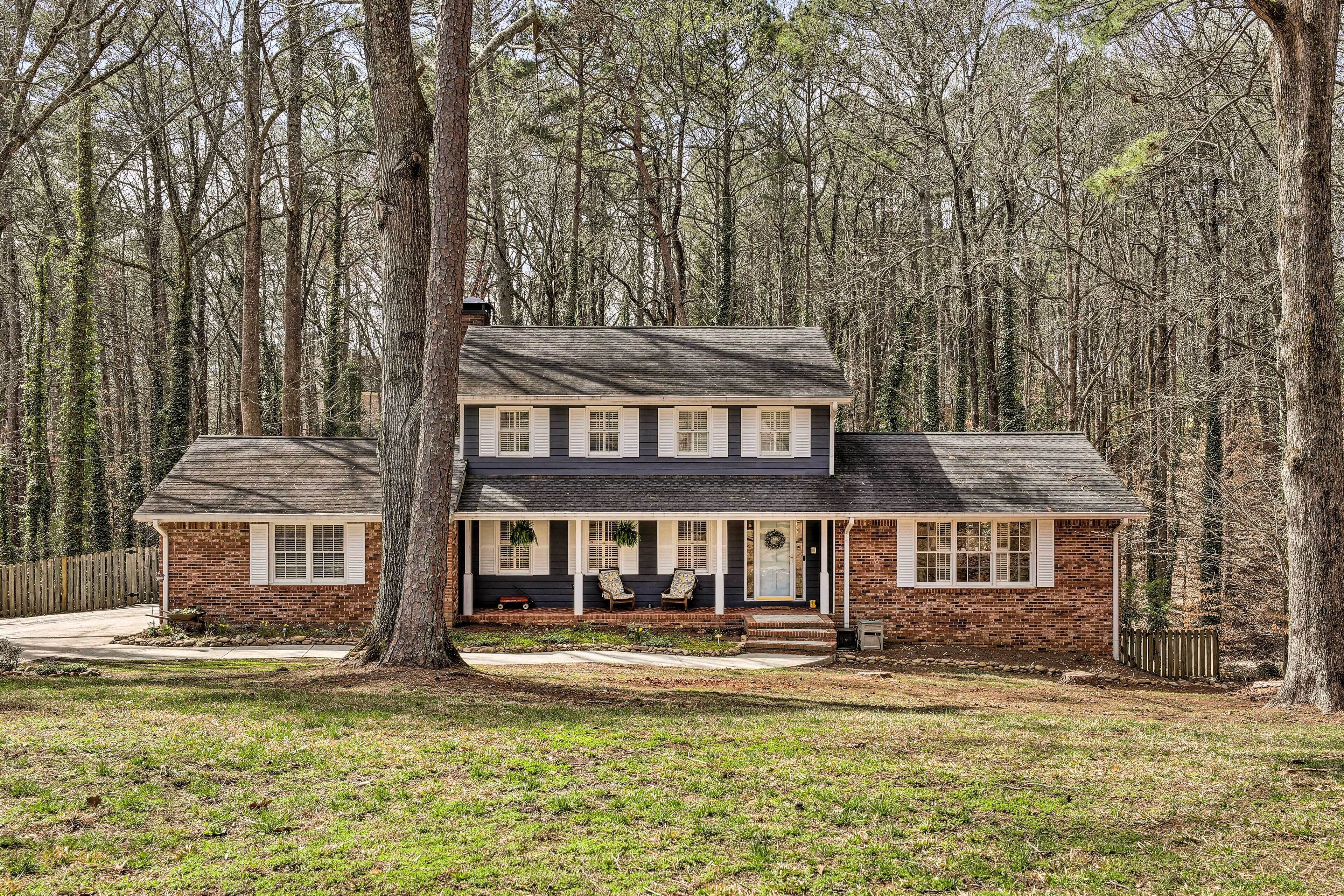 Spacious Stone Mountain Home w/ Fire Pit