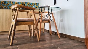 Deluxe Apartment, 1 Bedroom, Bay View | Private kitchen | Fridge, microwave, stovetop, espresso maker