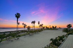 On the beach