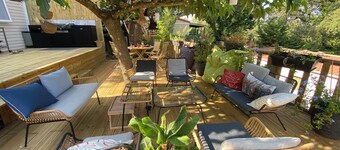 Rental St tropez Gassin luxury bungalow 6pers