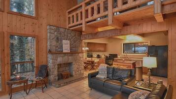 TV connectée, cheminée