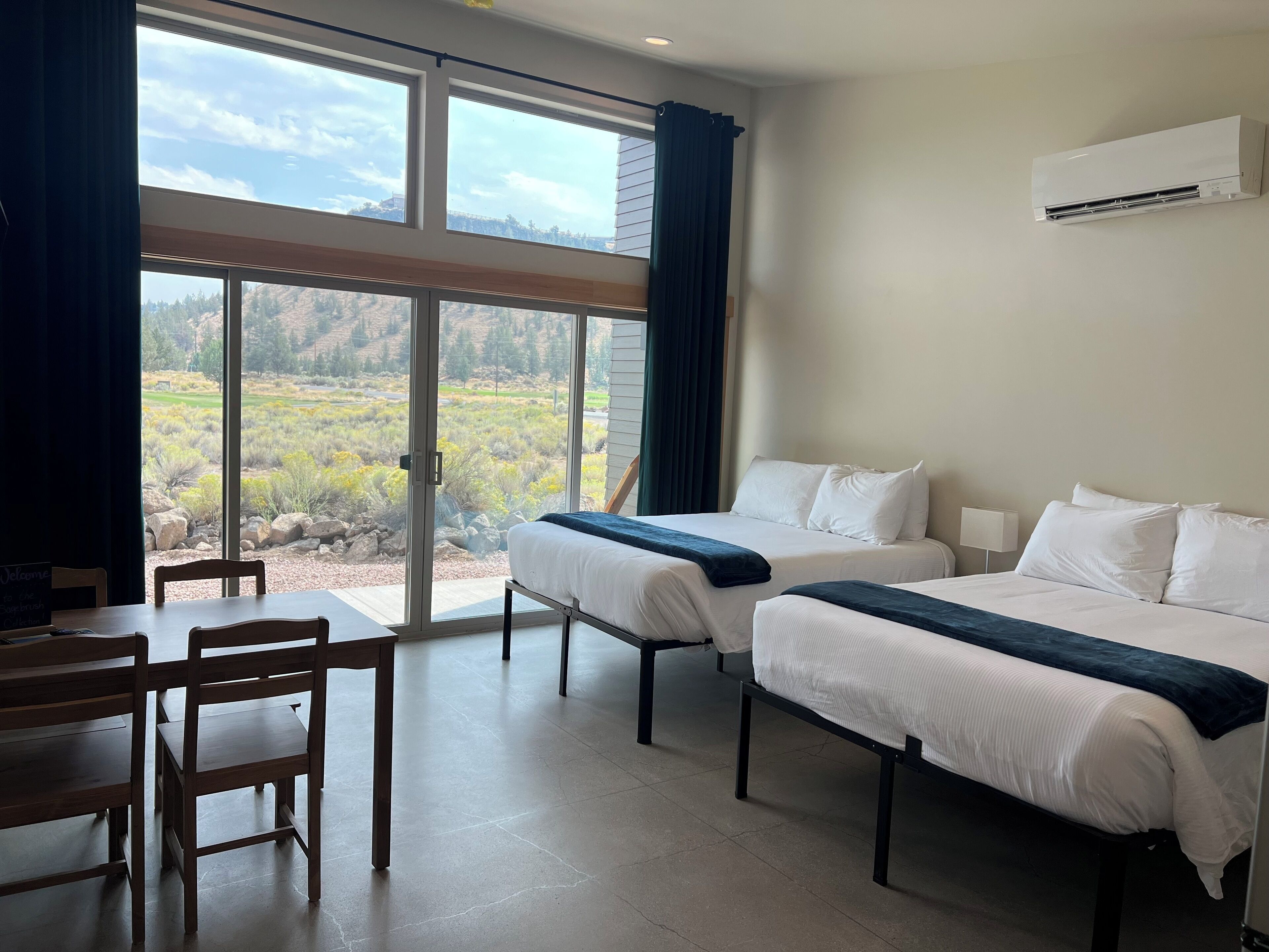 Premium Cabin | Living area | 42-inch Smart TV with cable channels, TV, streaming services