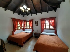 Zweibettzimmer, Gartenblick | Kostenloses WLAN, Bettwäsche