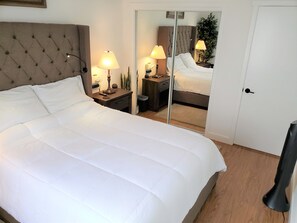 2 bedrooms, desk, iron/ironing board, free WiFi