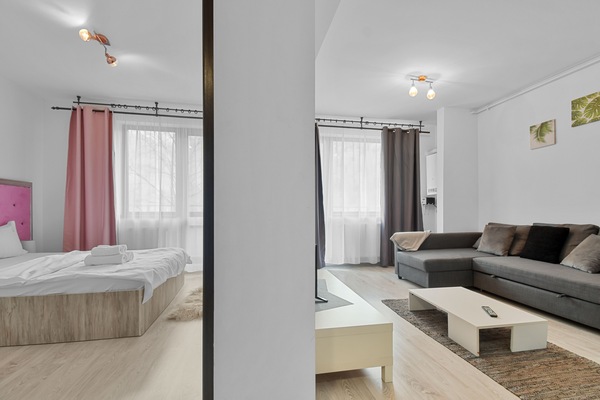 Family Apartment | 1 bedroom, desk, WiFi (free), bed sheets