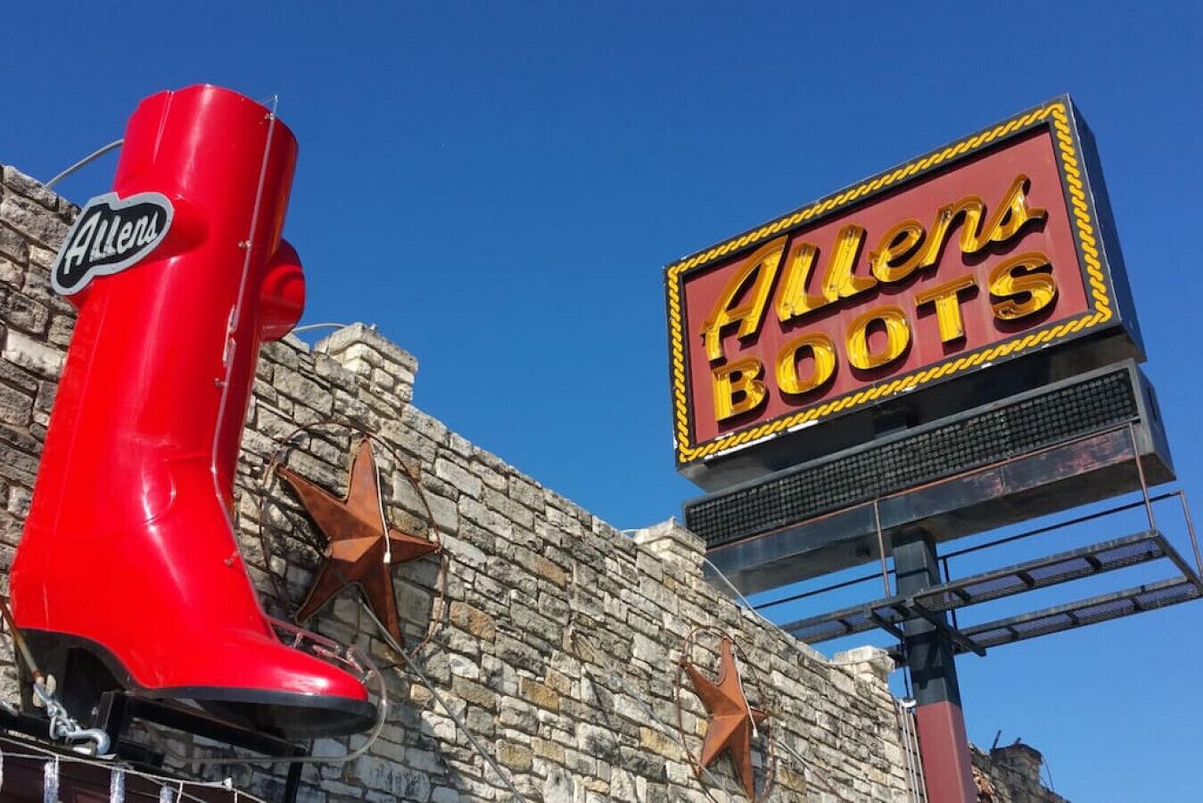 The Iconic Allen's Boots Clubhouse!