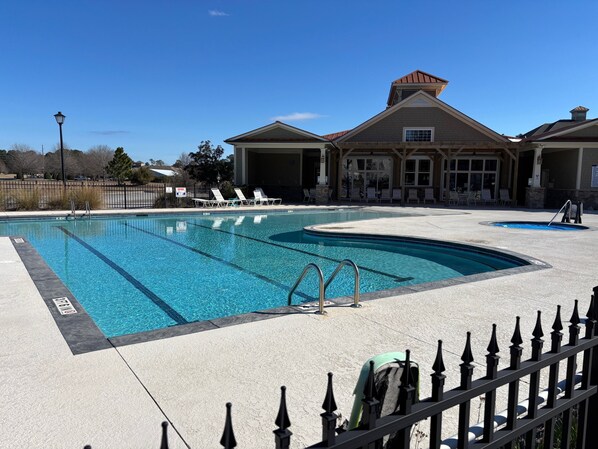 Indoor pool, outdoor pool - Gorgeous Quiet 2 Bedroom Condo on Golf Course (Calabash)