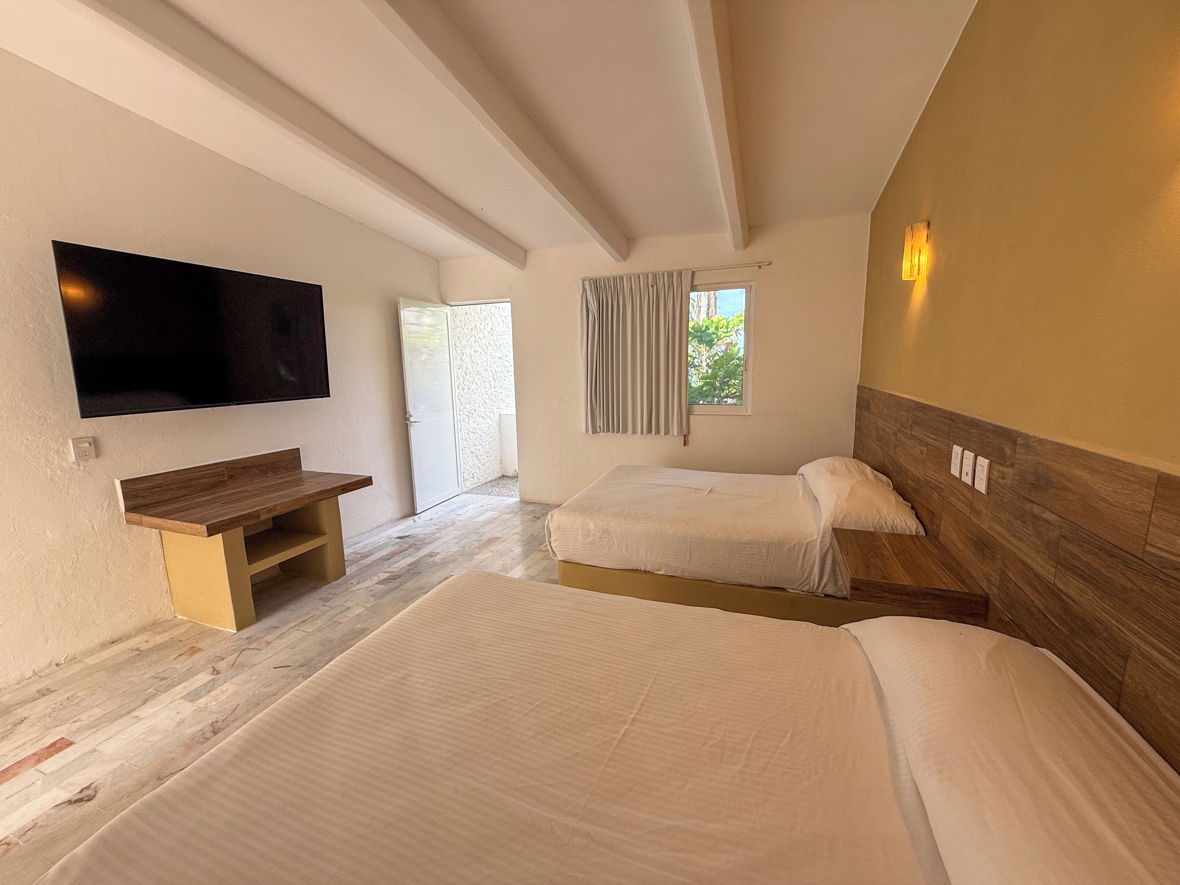 Standaard kamer, 2 tweepersoonsbedden | Luxe beddengoed, beddengoed