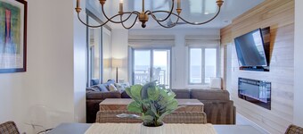 Unique and sophisticated 2 bed/2 bath oceanfront condo