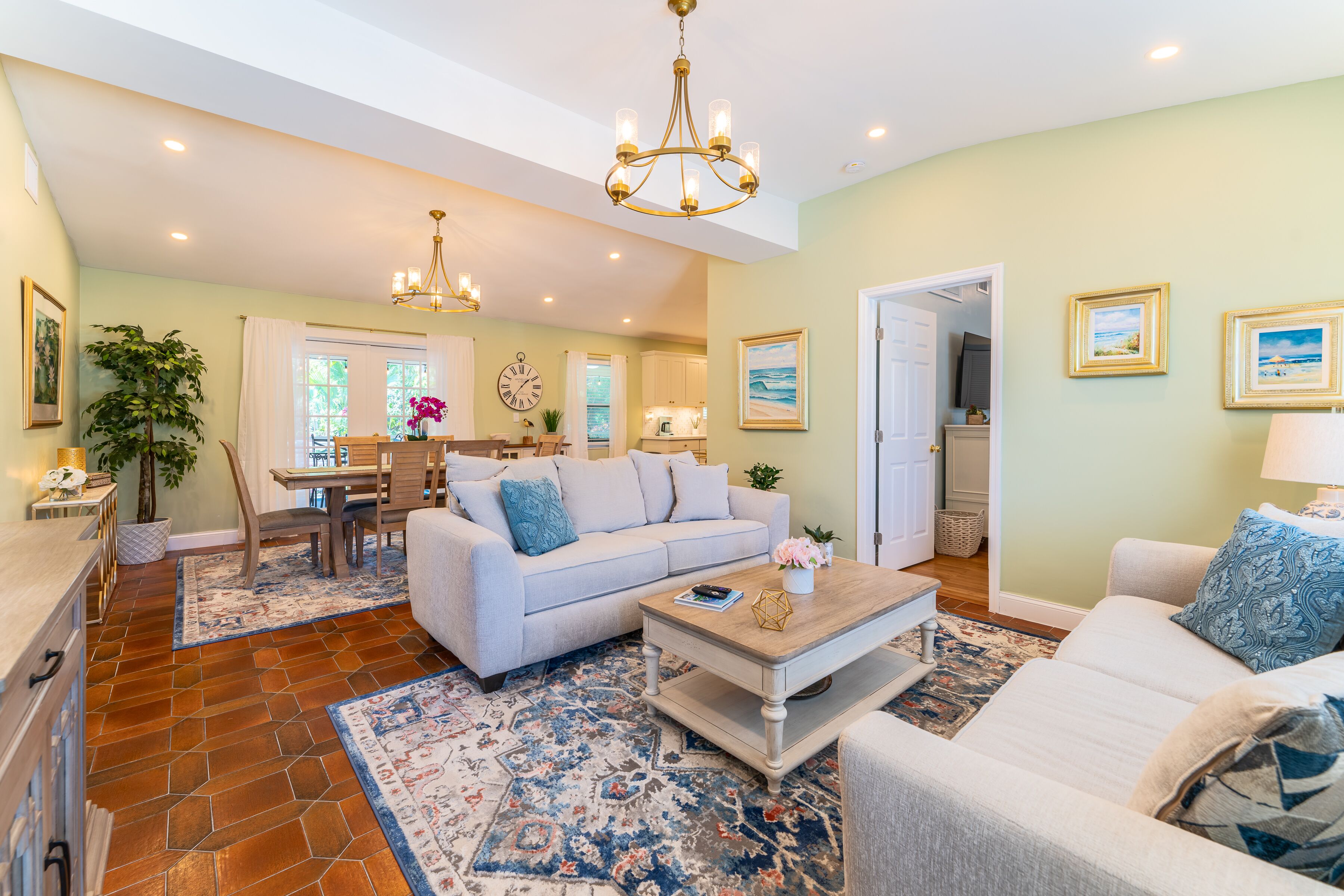 Fabulous 3 bedroom 3 bath home near the beach with massive garden