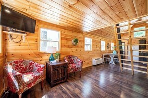 TV, video games - Acorn: Sleeps 4, Tiny Cabin, Pets, Near Park/Lake (Broken Bow)
