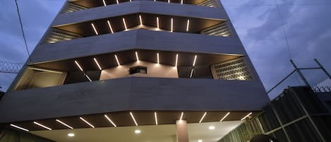 Voorkant van accommodatie