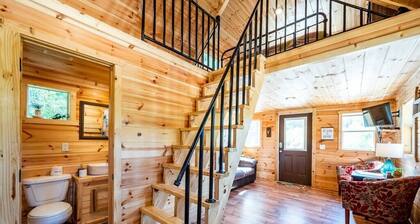 Walnut: Sleep 4, Tiny Cabin, Pets, Near Park/Lake