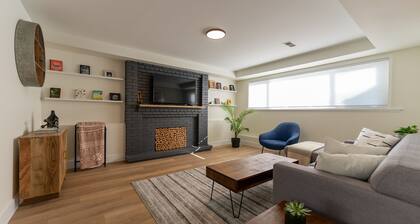 Private Entry Ground Floor Suite steps away from parks, trails & transit