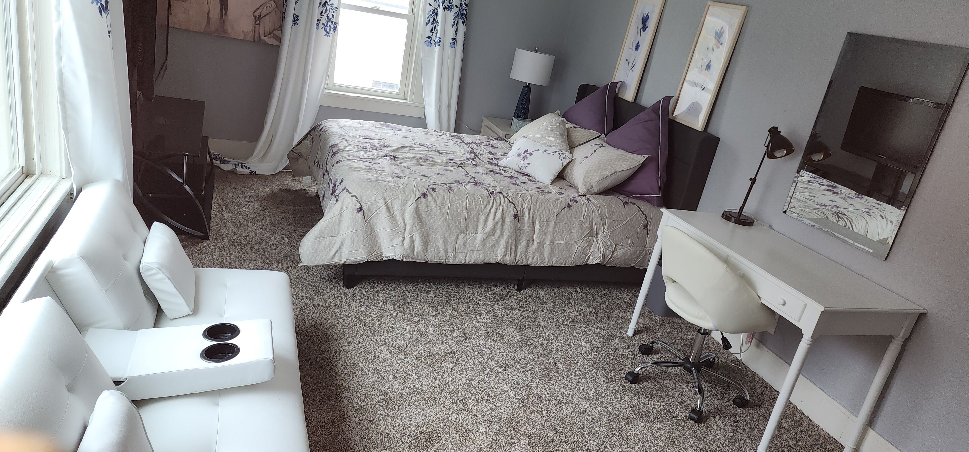 2 makuuhuonetta, silitysrauta/-lauta, vauvan matkasänky, ilmainen Wi-Fi