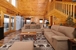 テレビ、暖炉、テレビゲーム