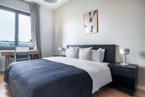 3 soverom, strykejern/-brett, wi-fi og sengetøy