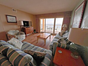 TV, DVD player, books