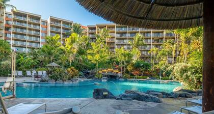 Ocean view 2 bed/2bath Kaanapali Shores resort gem