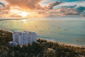 Fassade der Unterkunft