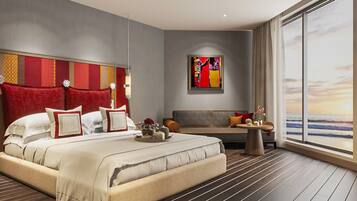 Executive Double Room | Minibar, in-room safe, blackout curtains, soundproofing