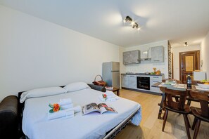Standard-studio, vuoristonäköala (Studio Genzianella Ski In-Ski Out) | Vuodevaatteet