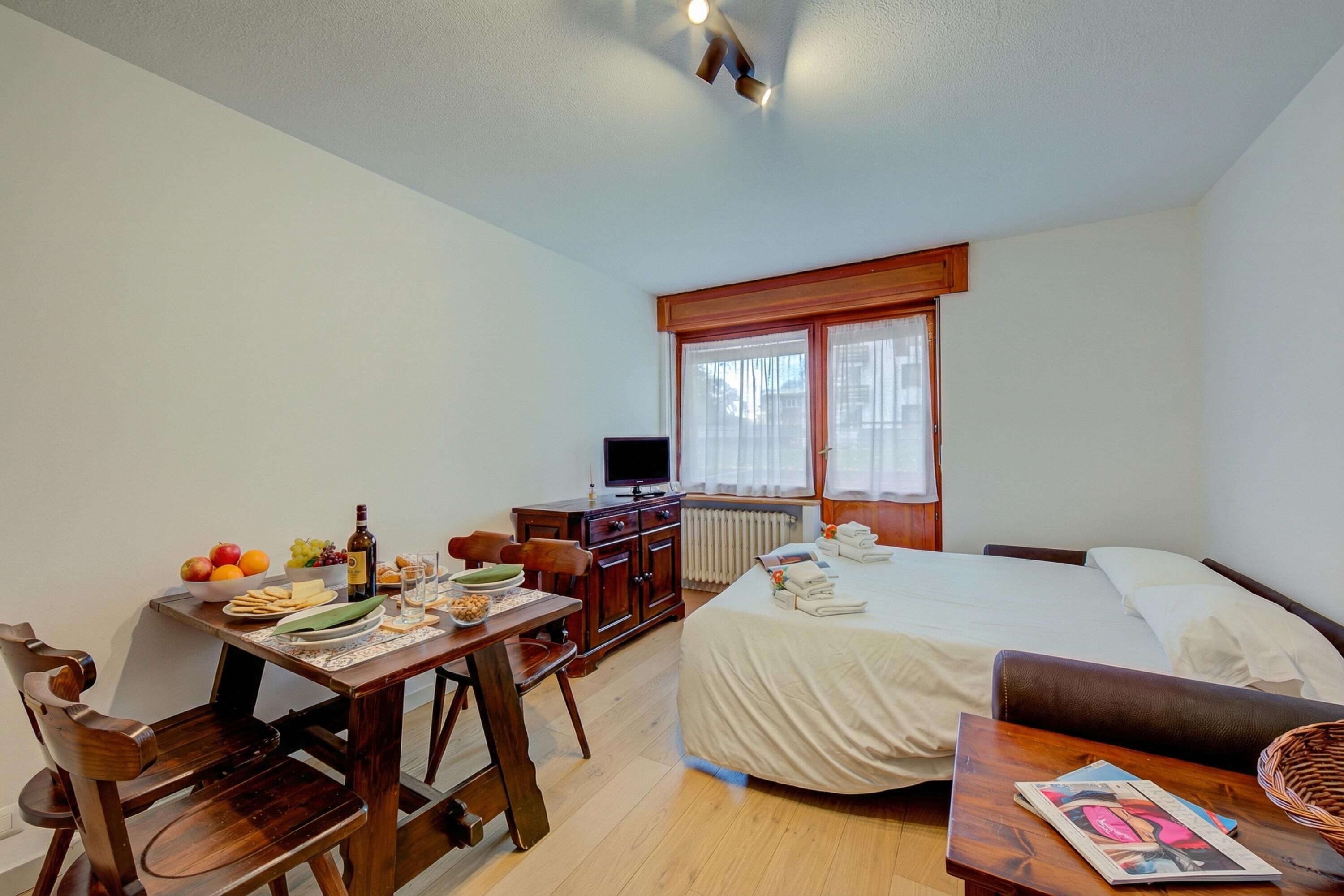 Standard Studio, Mountain View (Studio Genzianella Ski In-Ski Out) | Bed sheets