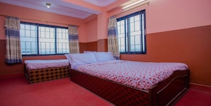 Twin Room | Free WiFi, bed sheets - MeroStay 023 Hotel Satyam (Kathmandu)