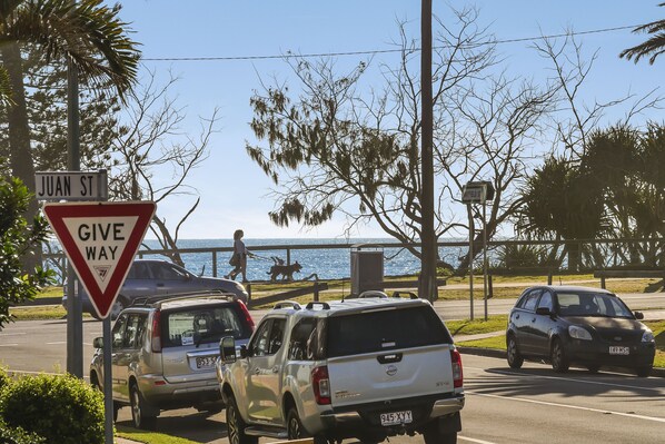 Stroll along Juan St, where the ocean views meet the city streets.