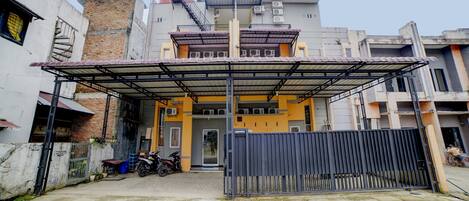 Fassade der Unterkunft