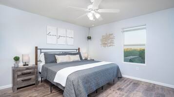 3 bedrooms, iron/ironing board, travel crib, free WiFi