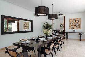 Dining - Amara Pradi | 4BR Colonial Style Villa, Seminyak (Bali)