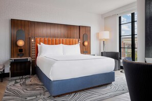 Premium bedding, Tempur-Pedic beds, in-room safe, desk - The Godfrey Detroit, Curio Collection By Hilton (Detroit)