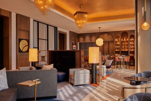 Sala de estar en el lobby