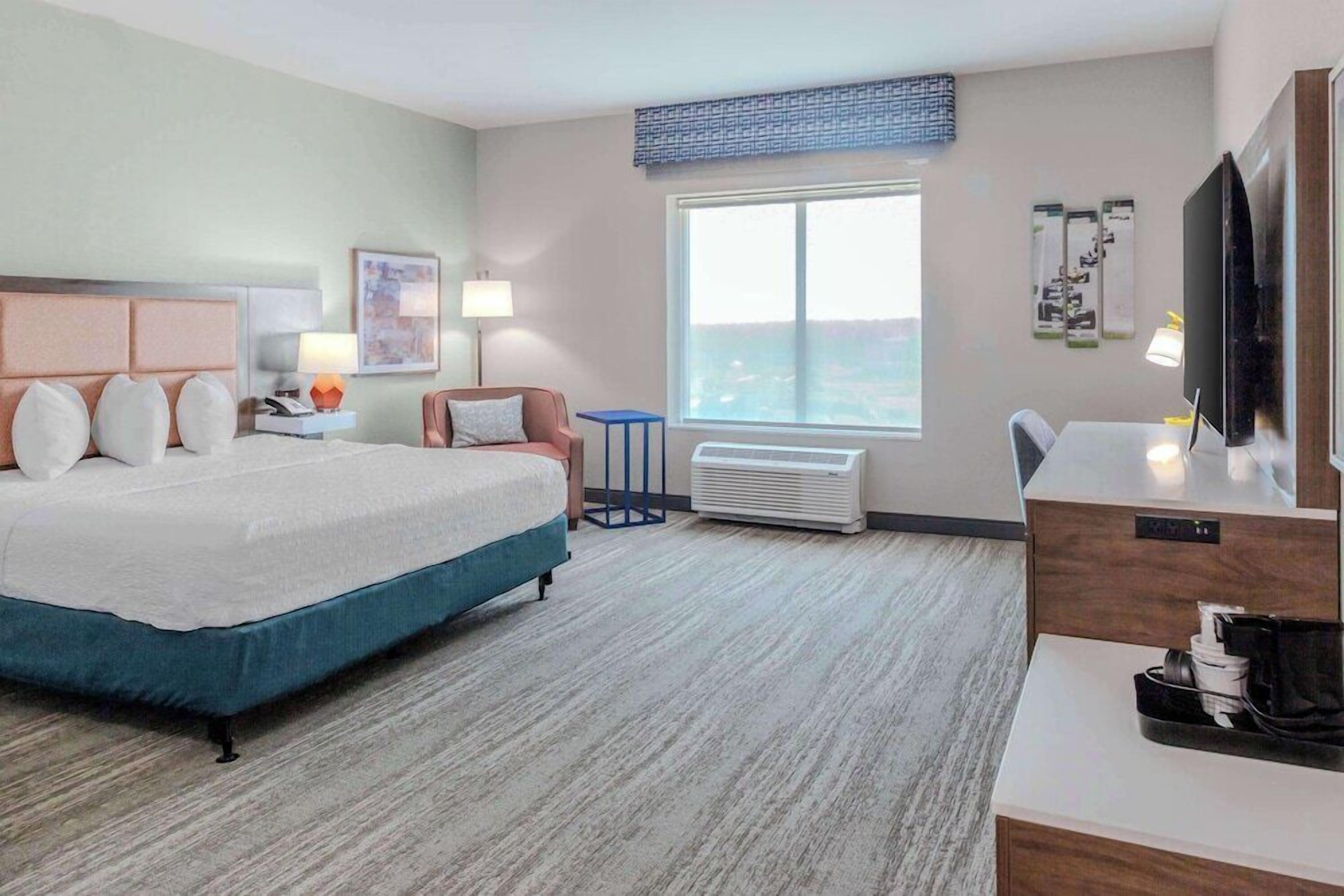 Premium bedding, memory foam beds, individually decorated