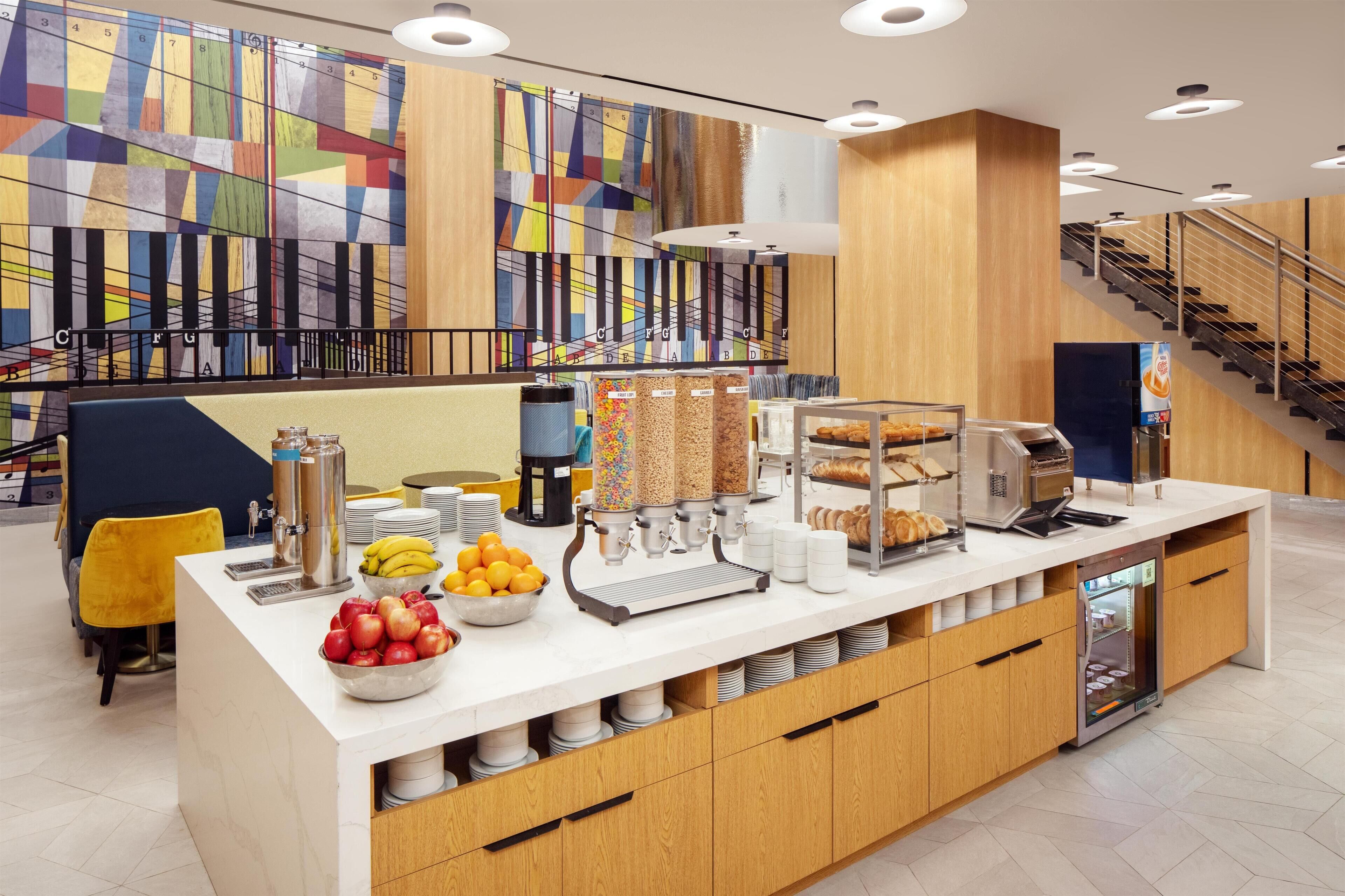 Déjeuner continental gratuit tous les jours