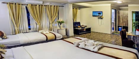 Suíte | 1 quarto, camas com colchões pillow-top, Wi-Fi de cortesia