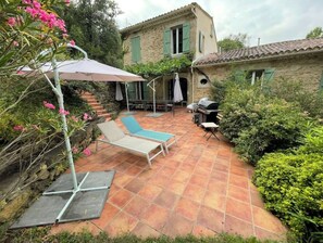 Terrace/patio - Le Moulin Haut for up to 32 people (Villeneuvette)