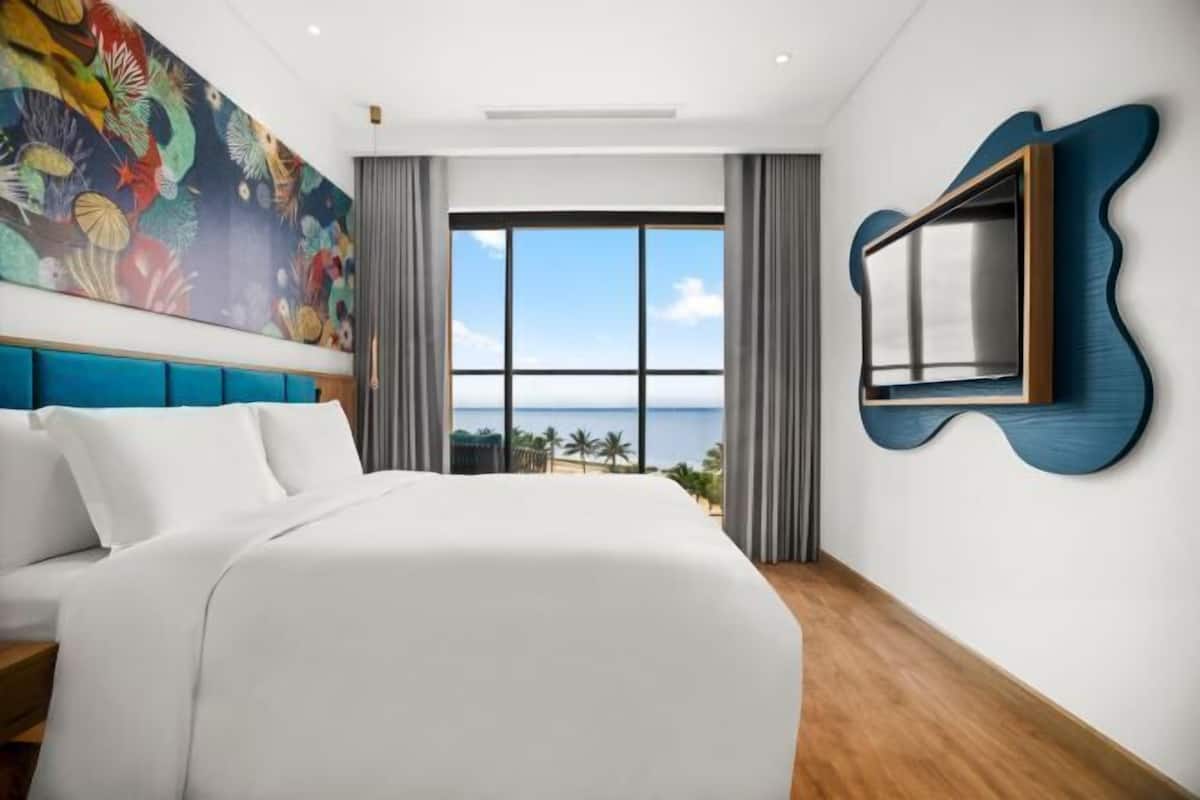 1 Schlafzimmer, hochwertige Bettwaren, Daunenbettdecken, Zimmersafe