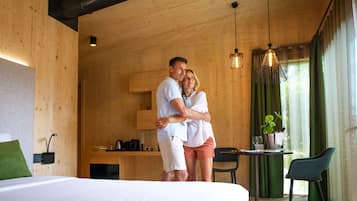 Casa na árvore luxo | 1 quarto, frigobar, cofres nos quartos, escrivaninha
