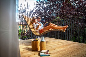 Deluxe-Baumhaus | Terrasse/Patio