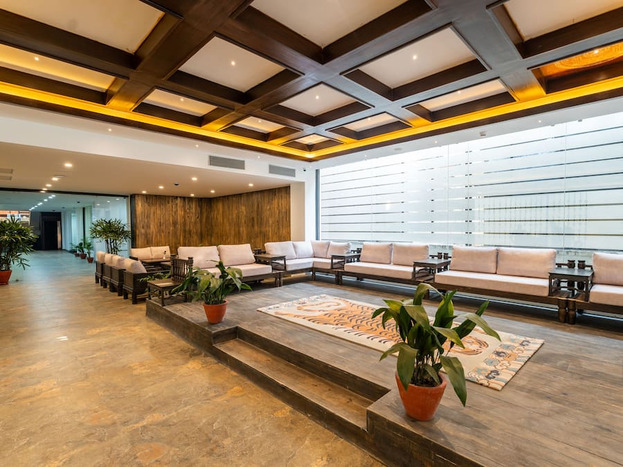 Sala de estar en el lobby