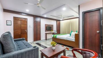 In-room safe, desk, iron/ironing board, rollaway beds