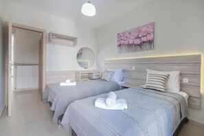 2 habitaciones, wifi gratis y ropa de cama 