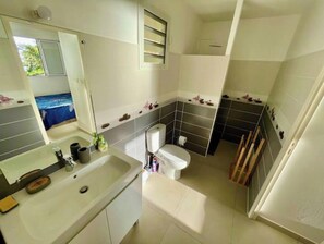 Shower - Magnificent villa 6/8 pers with swimming pool - sea view (Vieux-Habitants)