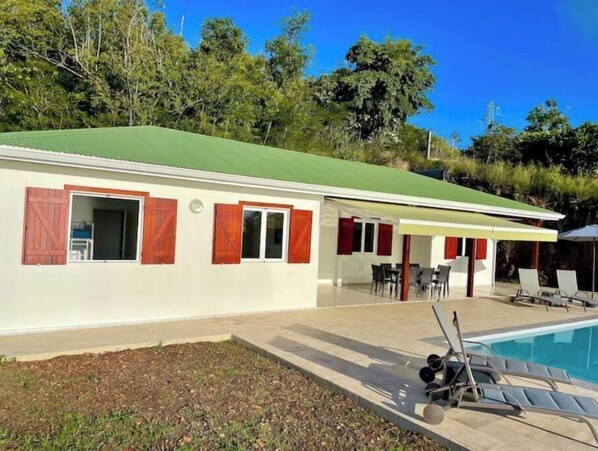 Outdoor pool - Magnificent villa 6/8 pers with swimming pool - sea view (Vieux-Habitants)